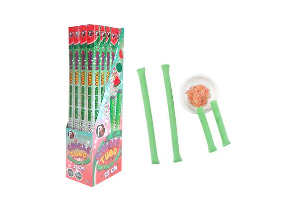 watermelon bubble gum filled powder