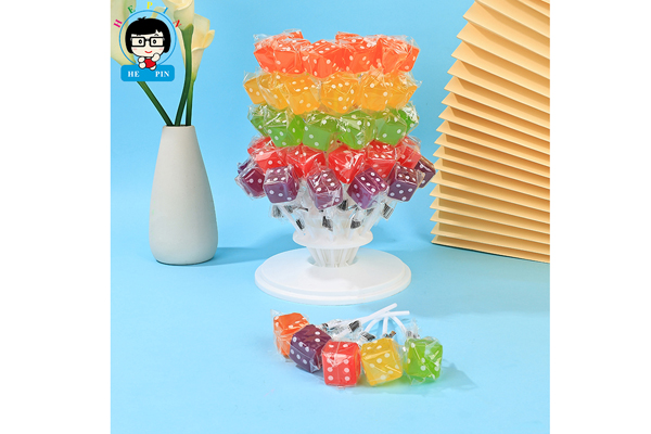 dice lollipop