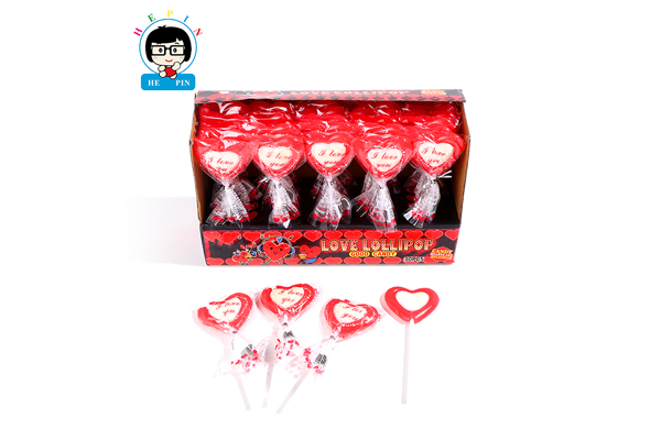 heart lollipop